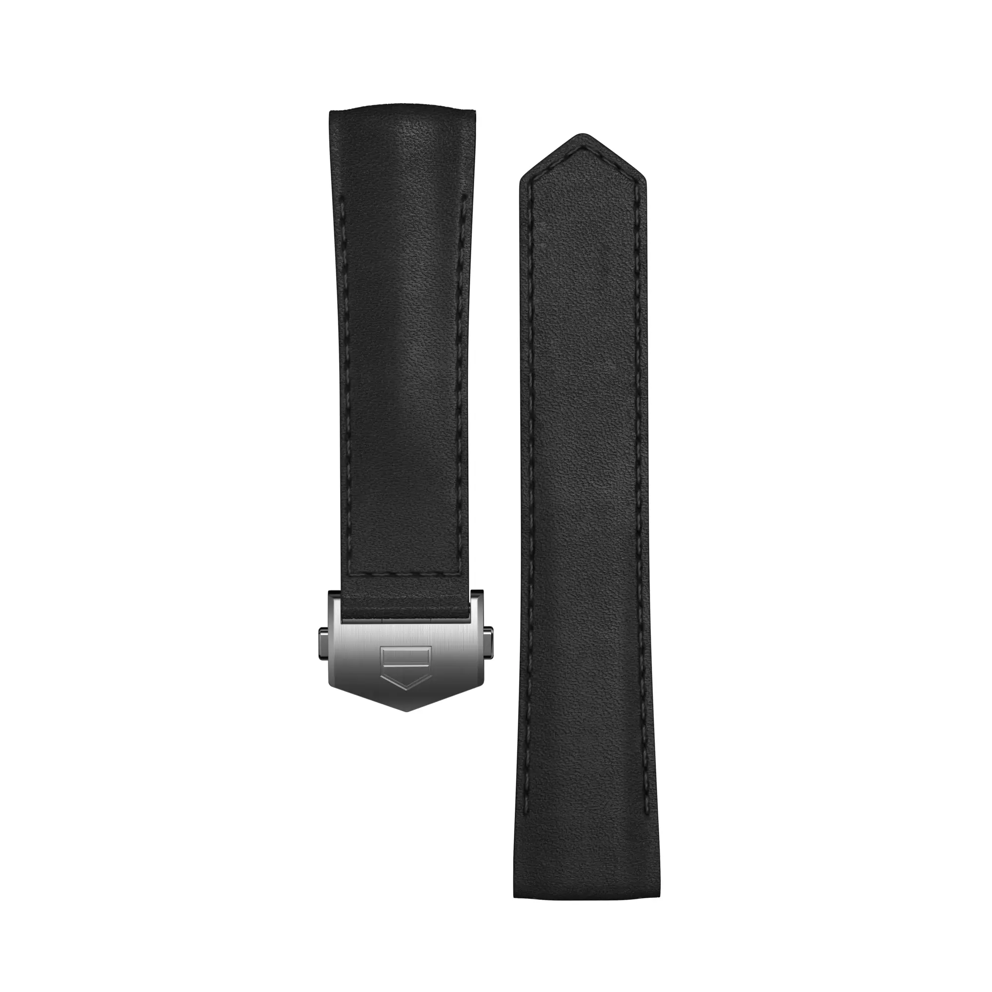 Correa de piel negra calibre E4 42 mm - BC6608