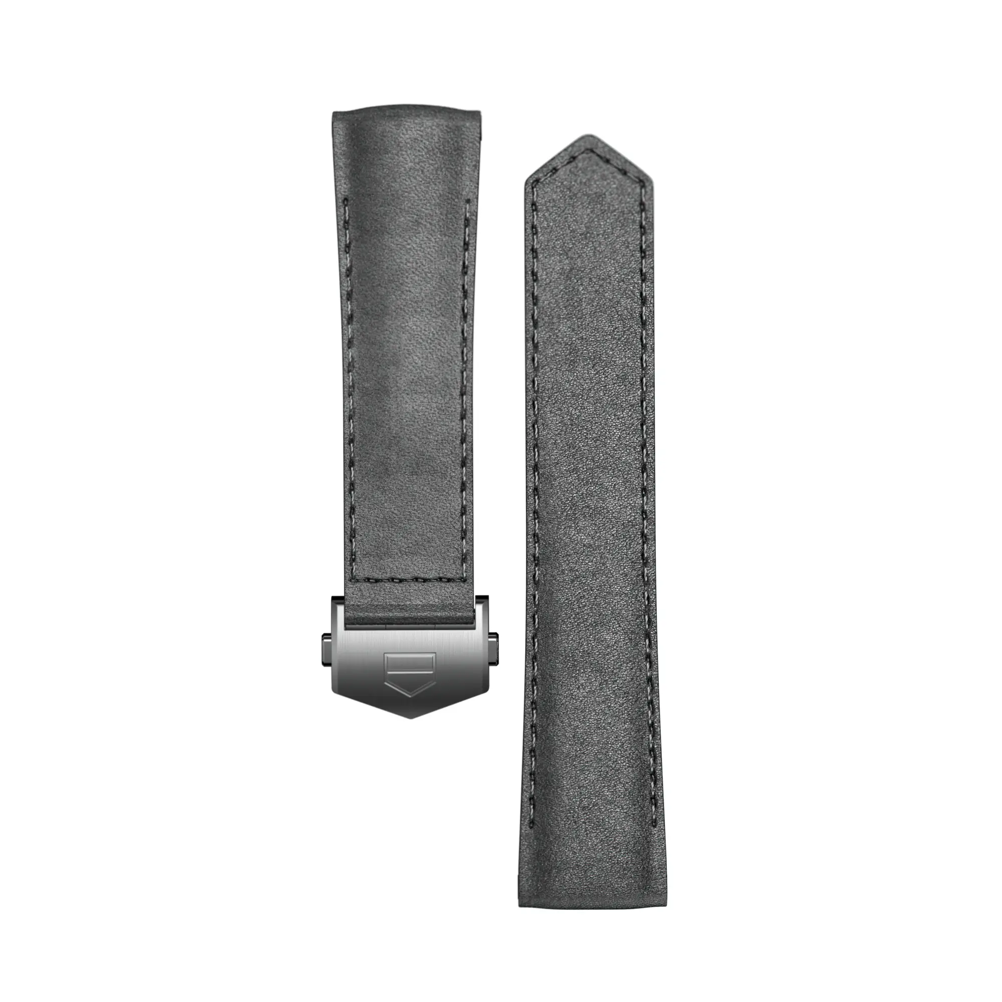 Correa de piel gris Calibre E4 42 mm - BC6637