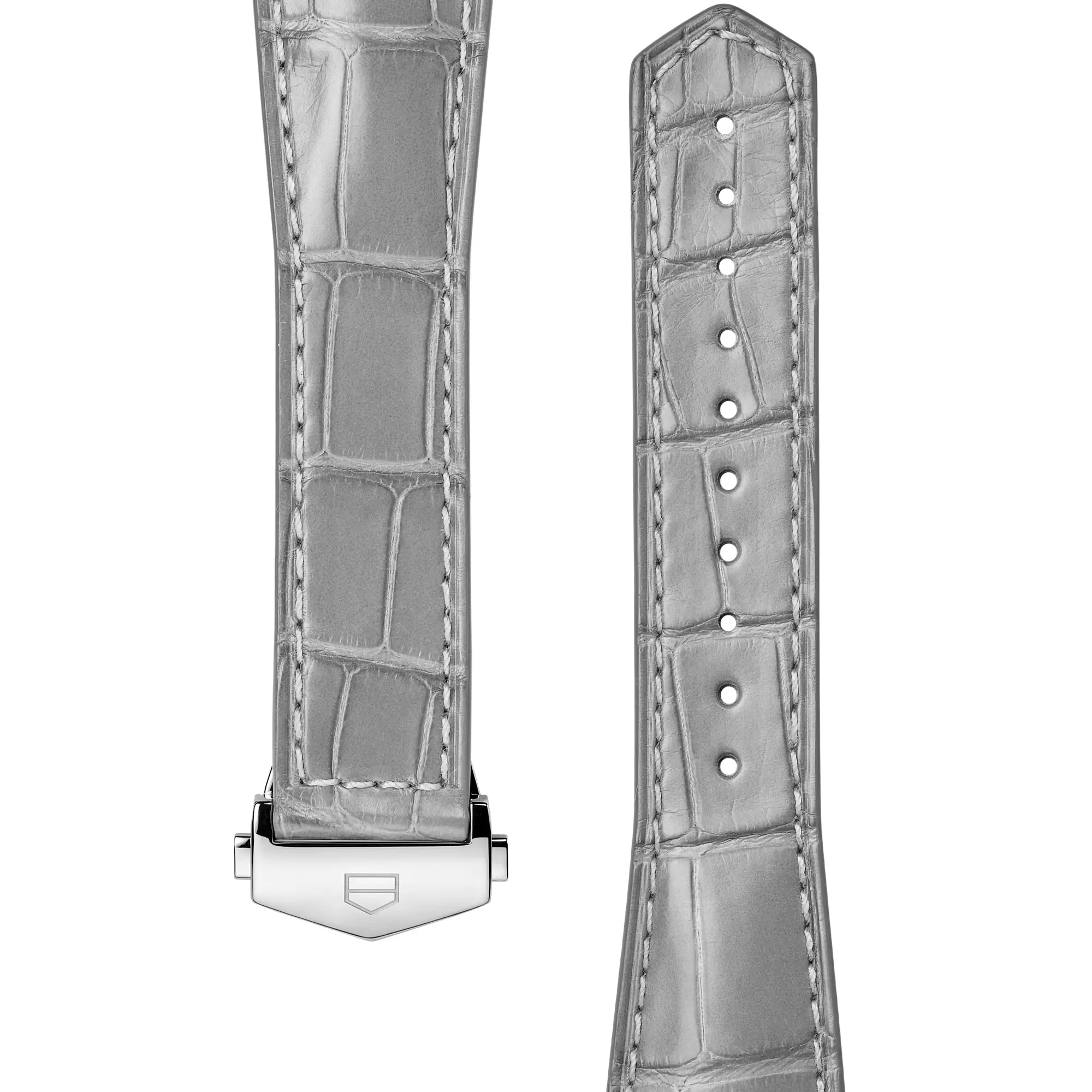 TAG Heuer Carrera 39MM Grey Alligator Leather Strap - - | TAG Heuer US