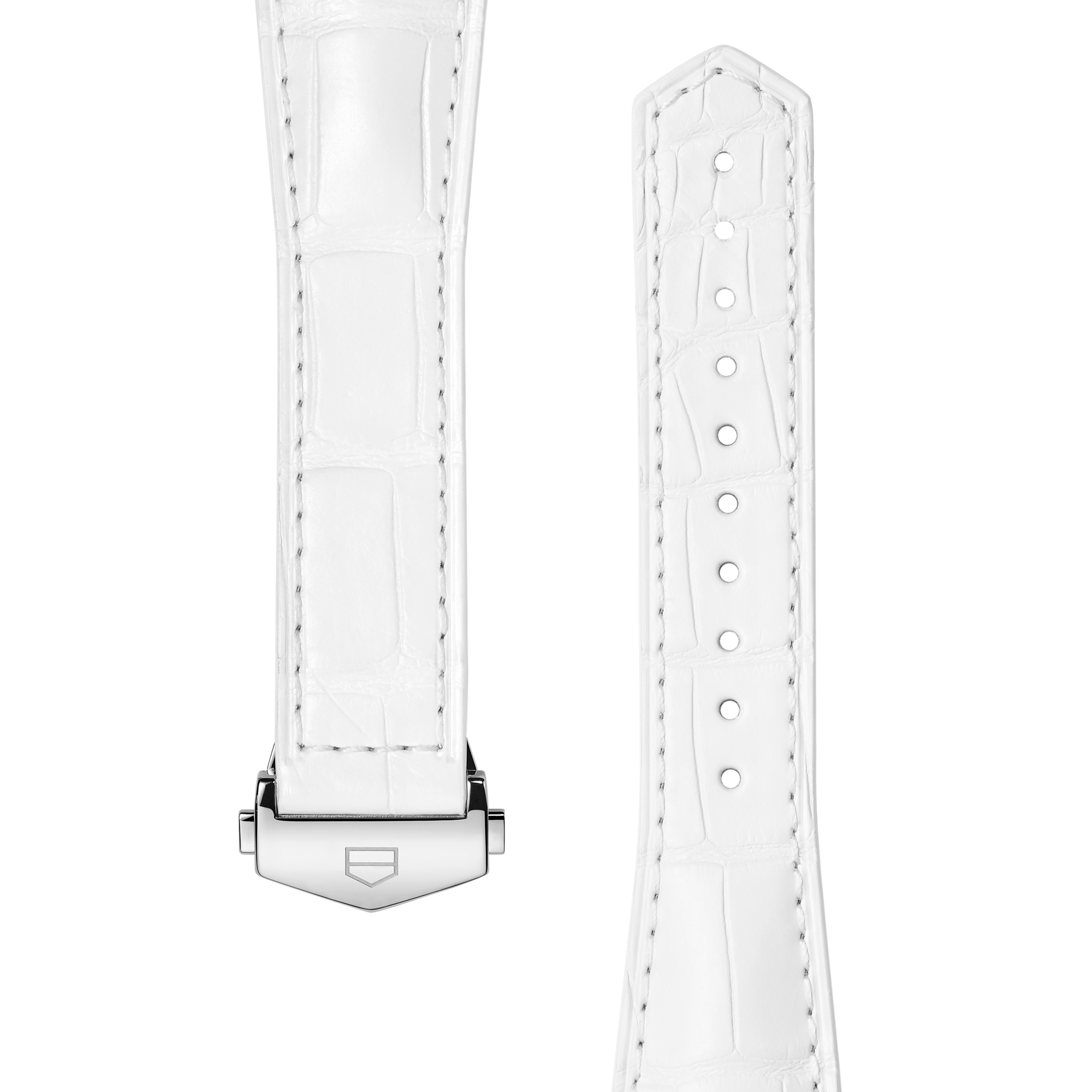 Bracelet en cuir d'alligator blanc TAG Heuer Carrera 39mm Accessoire - BC6700