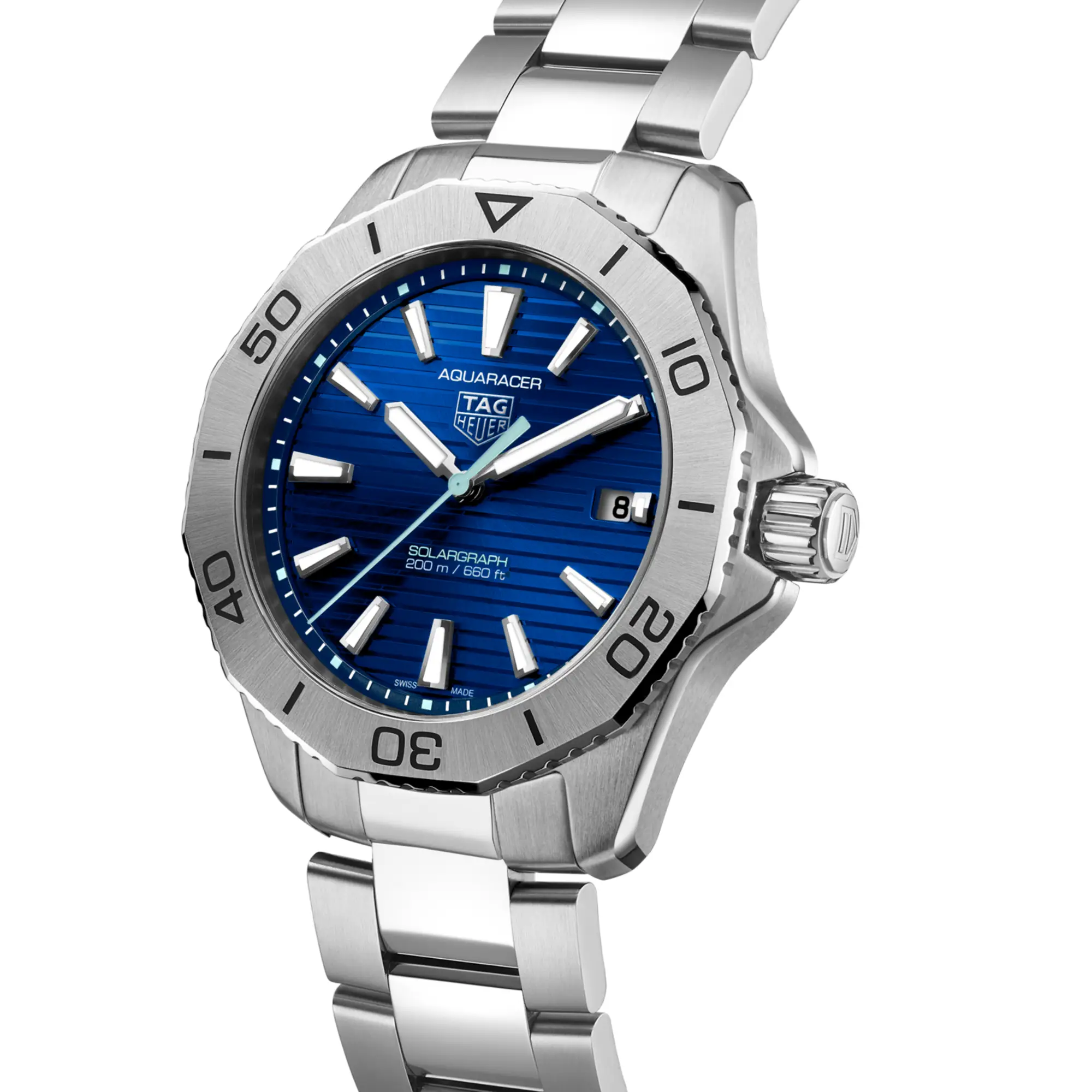 TAG Heuer Aquaracer PROFESSIONAL 200 SOLARGRAPH - Steel - 40 mm | TAG Heuer US