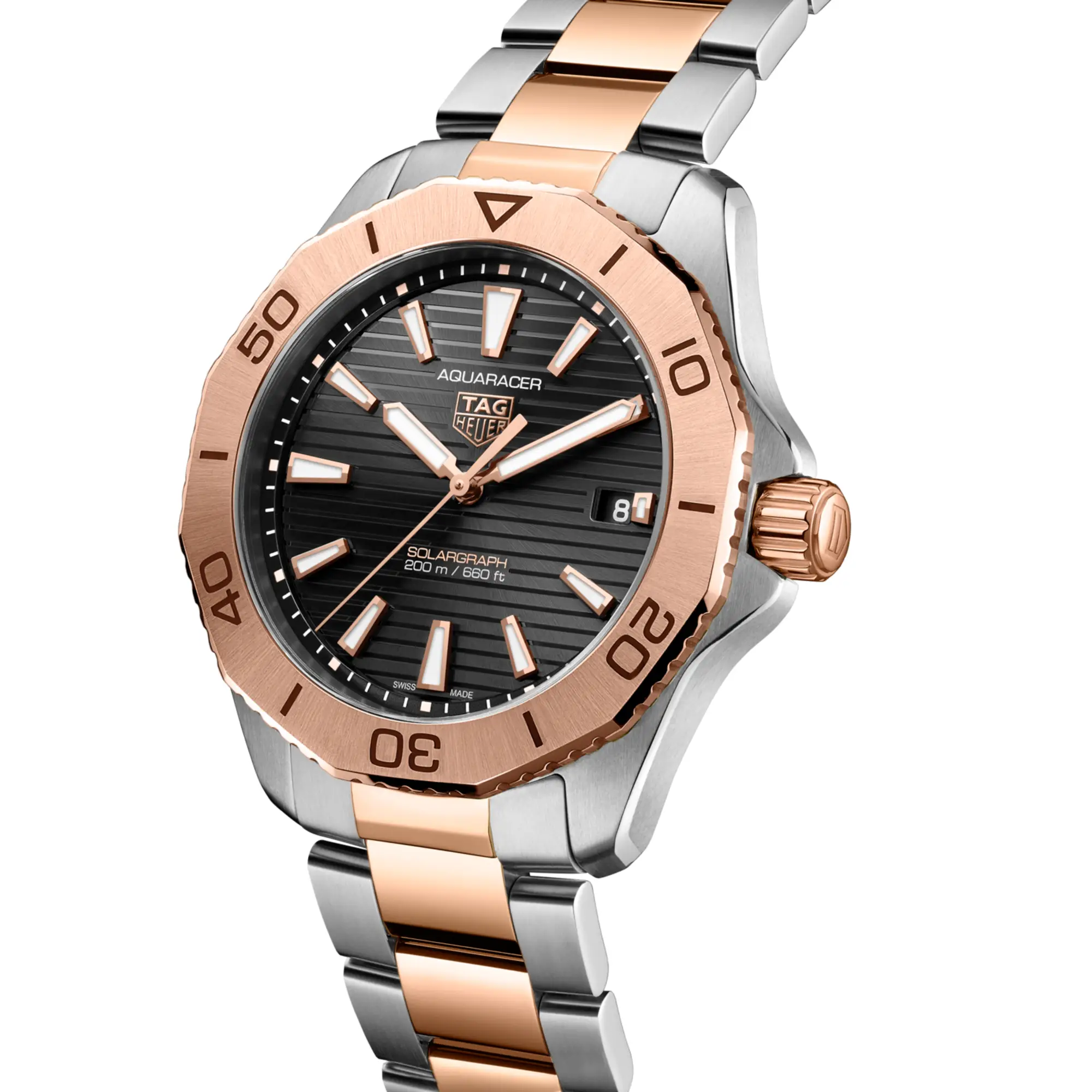 TAG Heuer Aquaracer Professional 200 Solargraph - Steel - 40 mm | TAG Heuer US