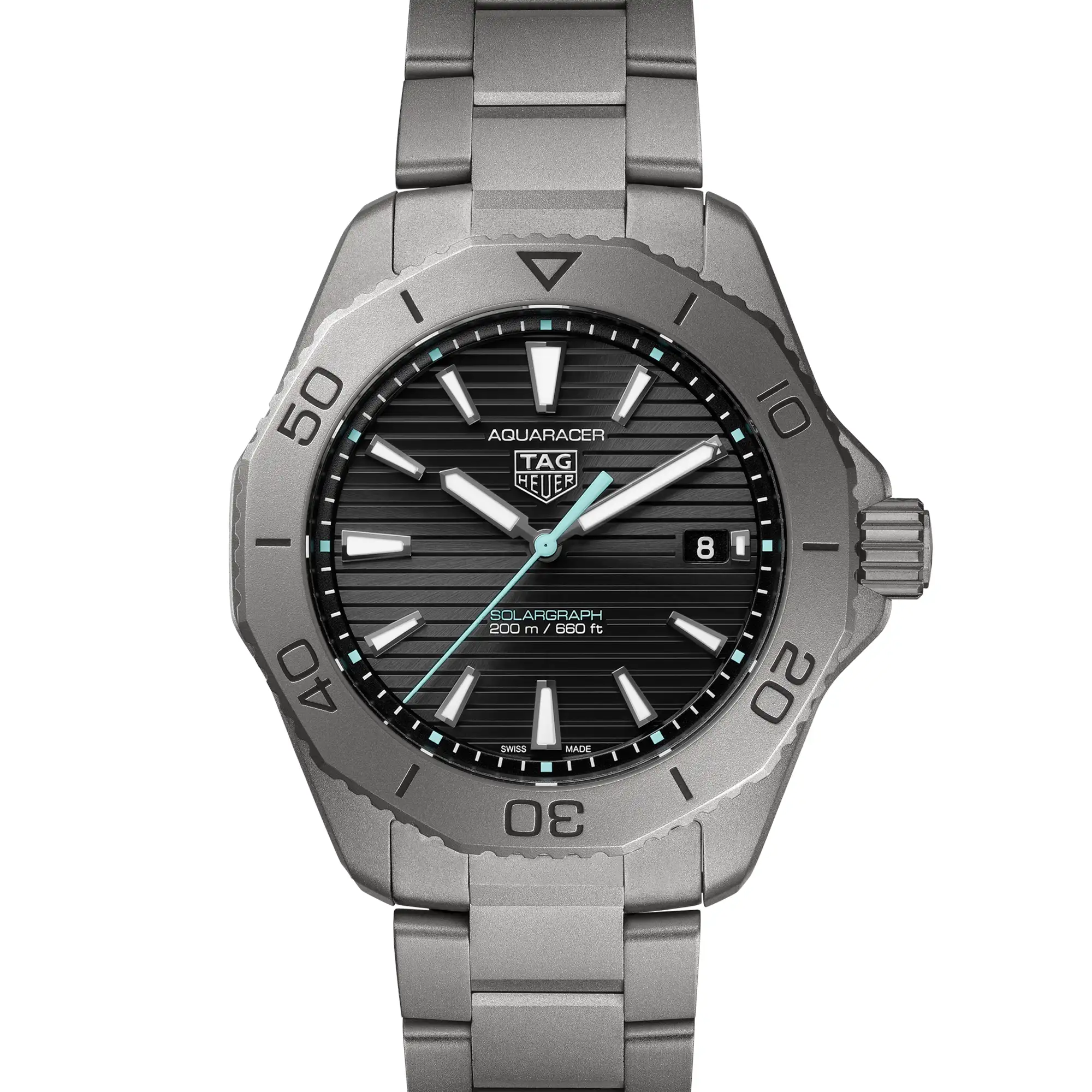 TAG Heuer Aquaracer Professional 200 Solargraph - Titanium - 40 mm | TAG Heuer US 7 TAG Heuer Aquaracer Professional 200 Solargraph - Titanium - 40 mm | TAG Heuer US