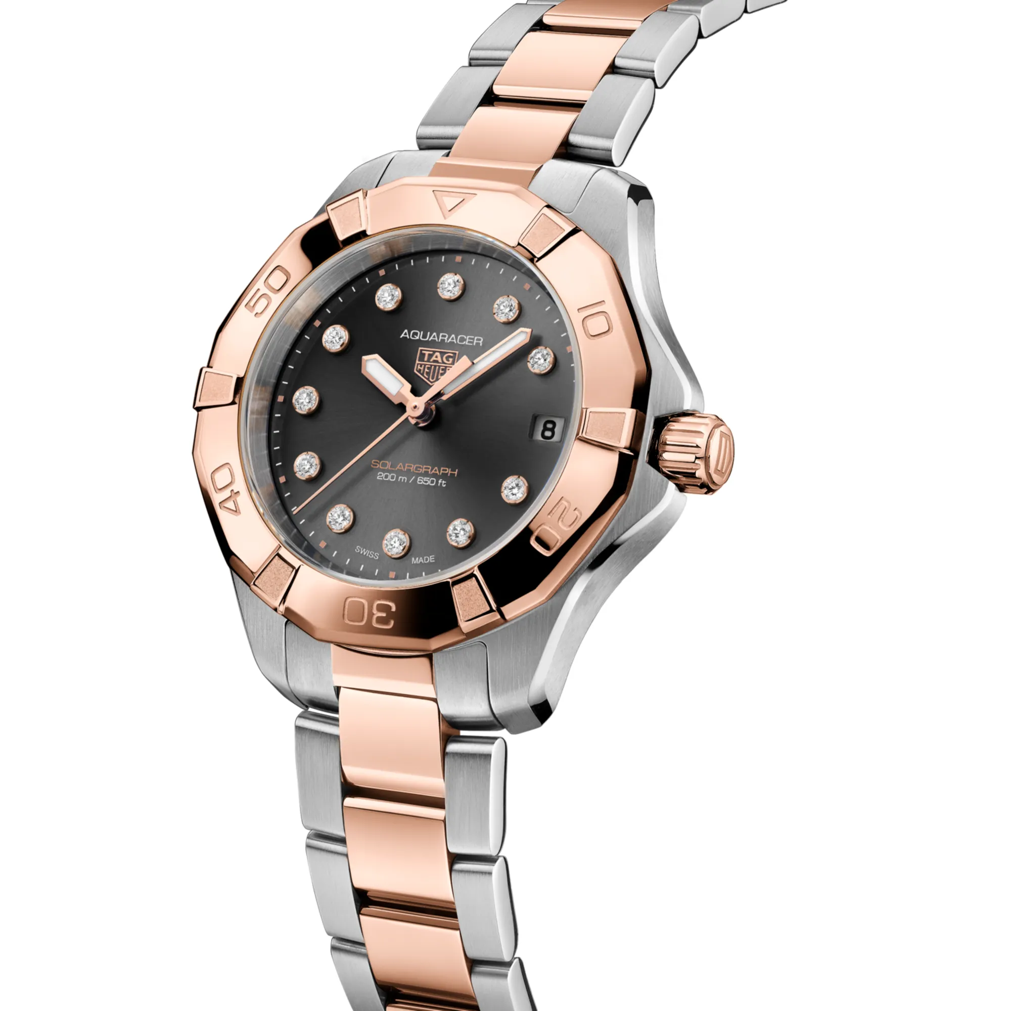 TAG Heuer Aquaracer Professional 200 Solargraph - Steel - 34 mm | TAG Heuer US