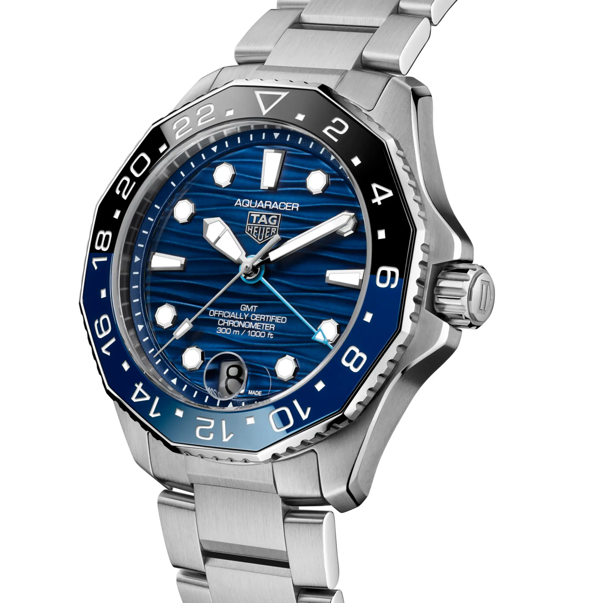 TAG Heuer Aquaracer Professional 300 GMT - Steel - 42 mm | TAG Heuer US
