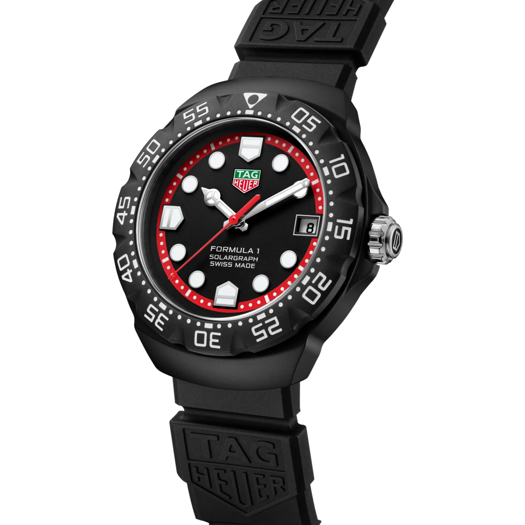 TAG Heuer Formula 1 Solargraph - Steel DLC - 38 mm | TAG Heuer US