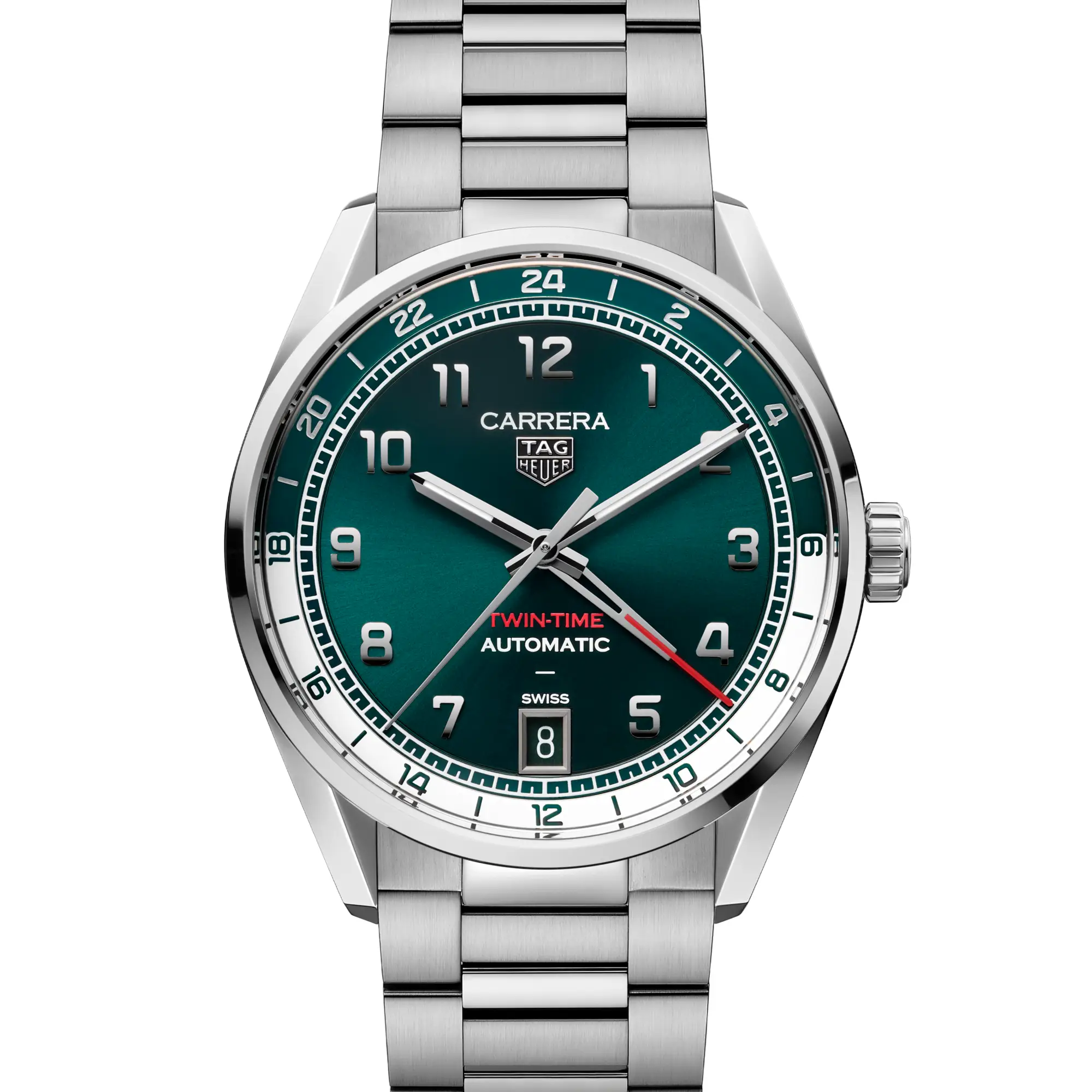 TAG Heuer Carrera Date Twin-Time - Steel - 41 mm | TAG Heuer US 6 TAG Heuer Carrera Date Twin-Time - Steel - 41 mm | TAG Heuer US