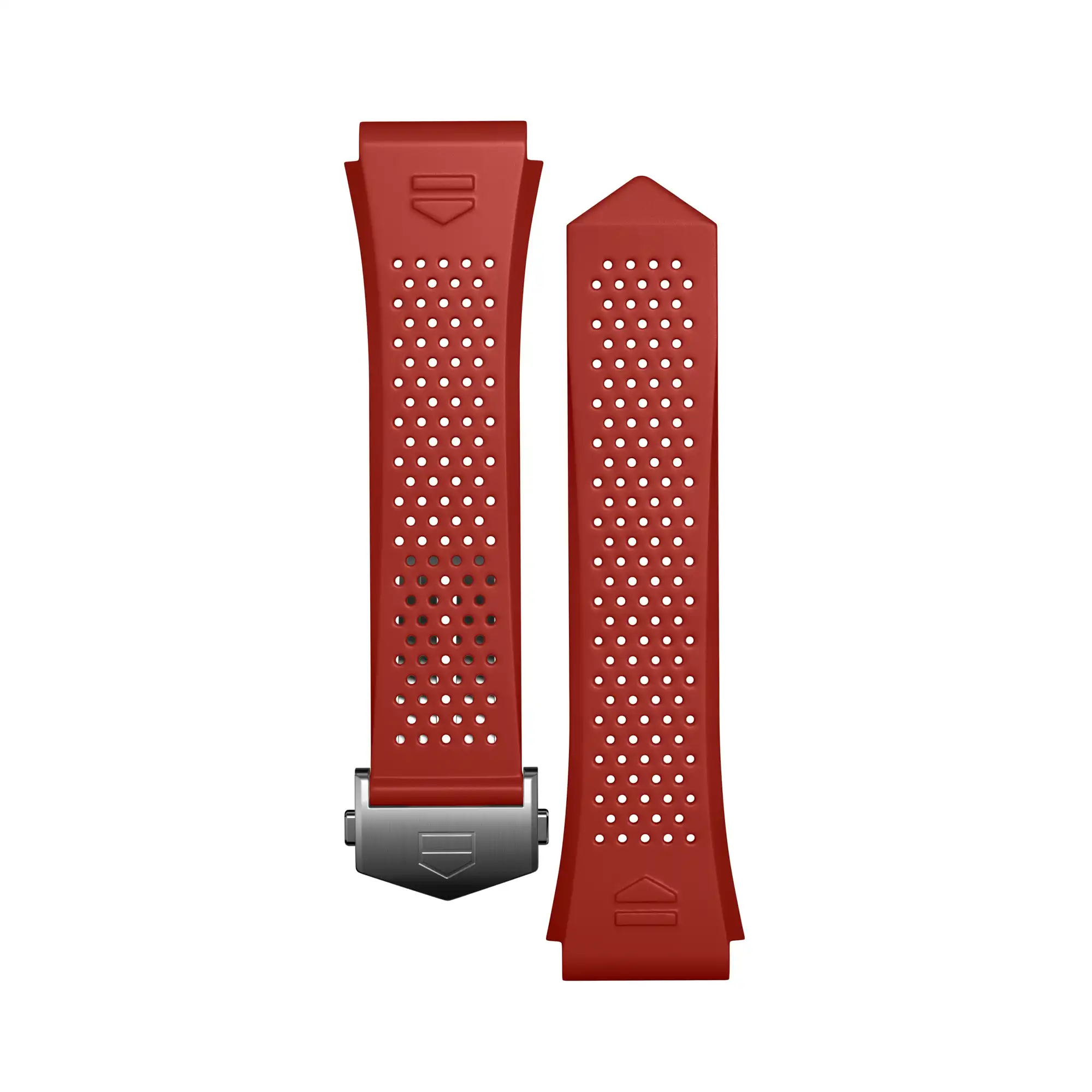 Red Rubber Strap 45 mm - - - | TAG Heuer US