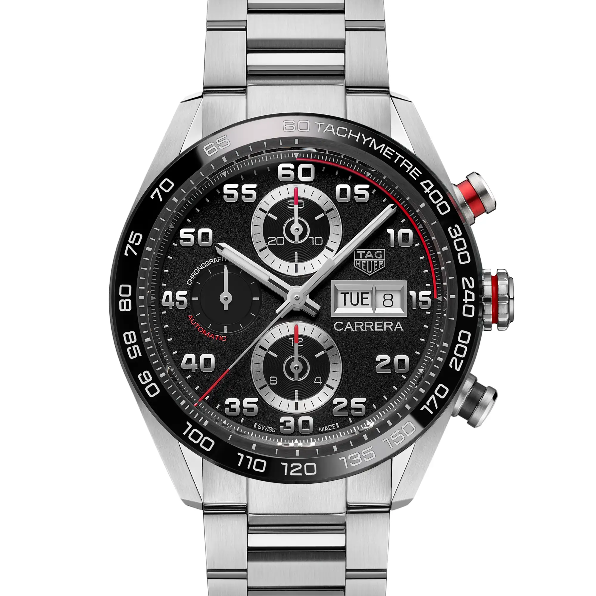 TAG Heuer Carrera Chronograph - Steel - 44 mm | TAG Heuer US 7 TAG Heuer Carrera Chronograph - Steel - 44 mm | TAG Heuer US