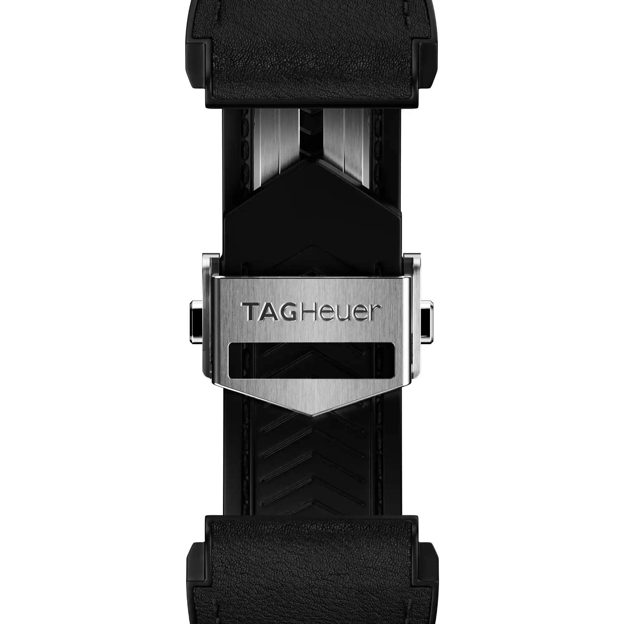 Bracelet en cuir bi-matière noir Calibre E4 45mm - BT6269 3 Bracelet en cuir bi-matière noir Calibre E4 45mm - BT6269